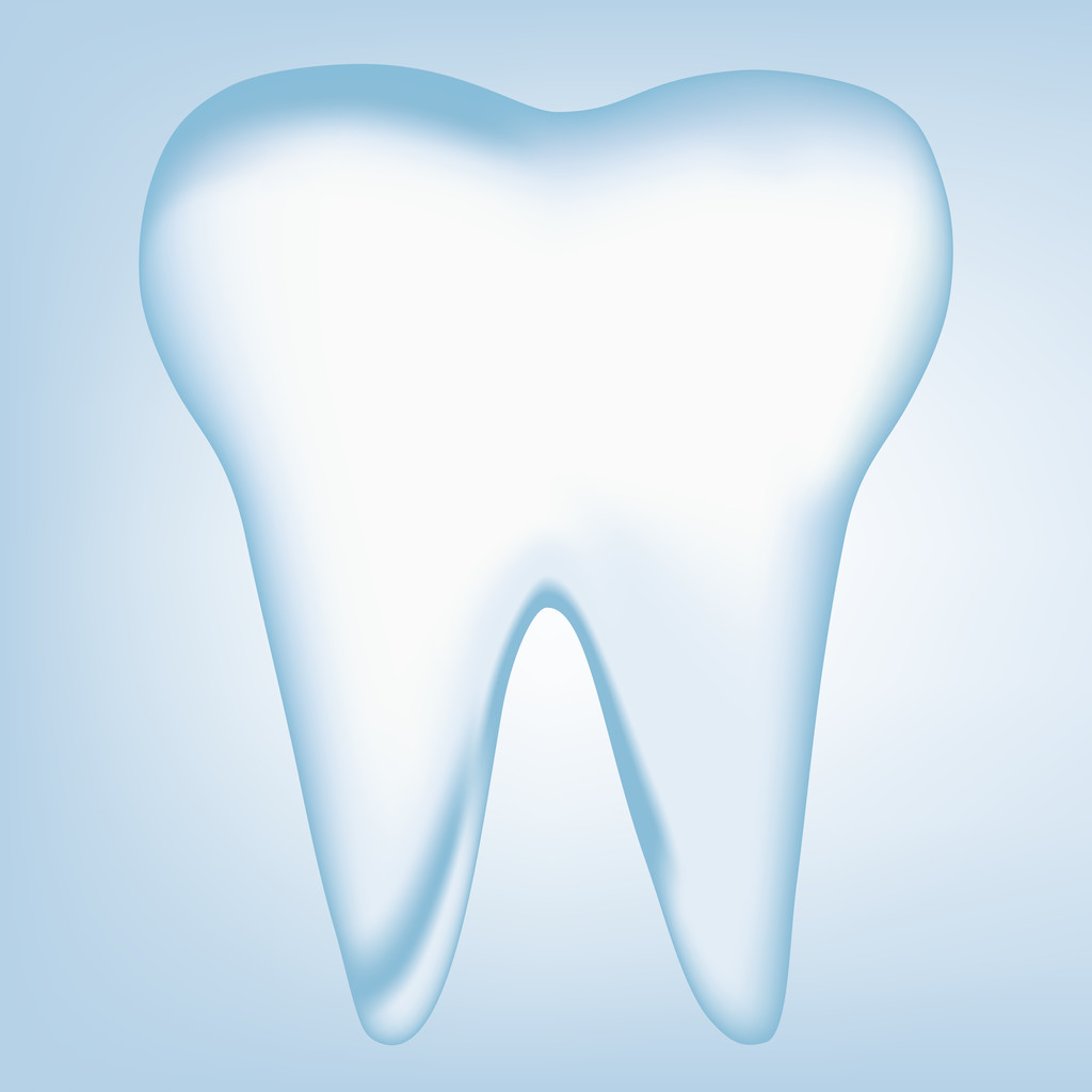 単純な歯のデザイン要素。ベクトル メッシュ図 - ベクター画像