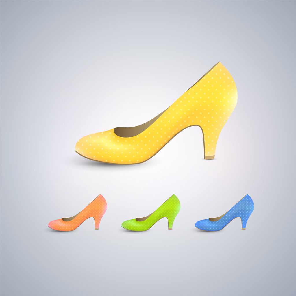 Zapato de mujer elegante - Vector icono
 - Vector, imagen