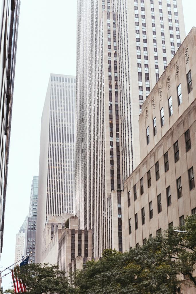 stedelijke scène met architectuur van new york city, Verenigde Staten - Foto, afbeelding