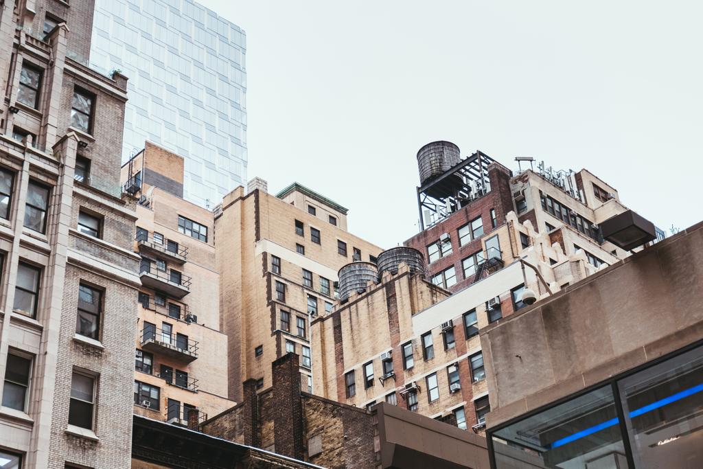 miejski scena z budynków miasta Nowy Jork, Stany Zjednoczone Ameryki - Zdjęcie, obraz