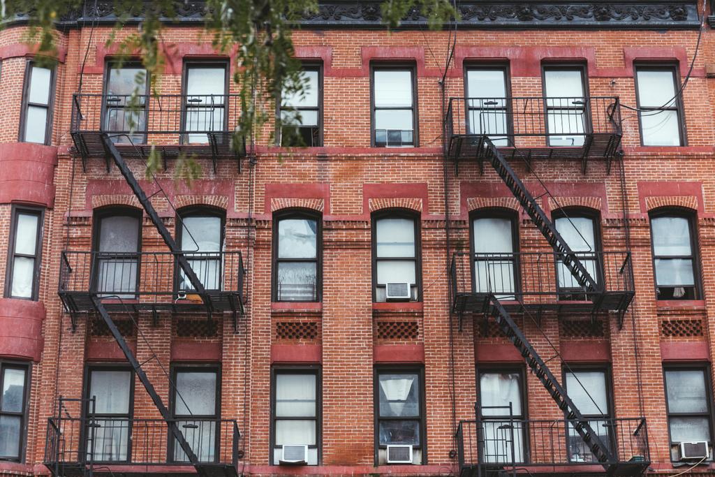 koko runko rakennuksen portaat New Yorkissa, USA
 - Valokuva, kuva