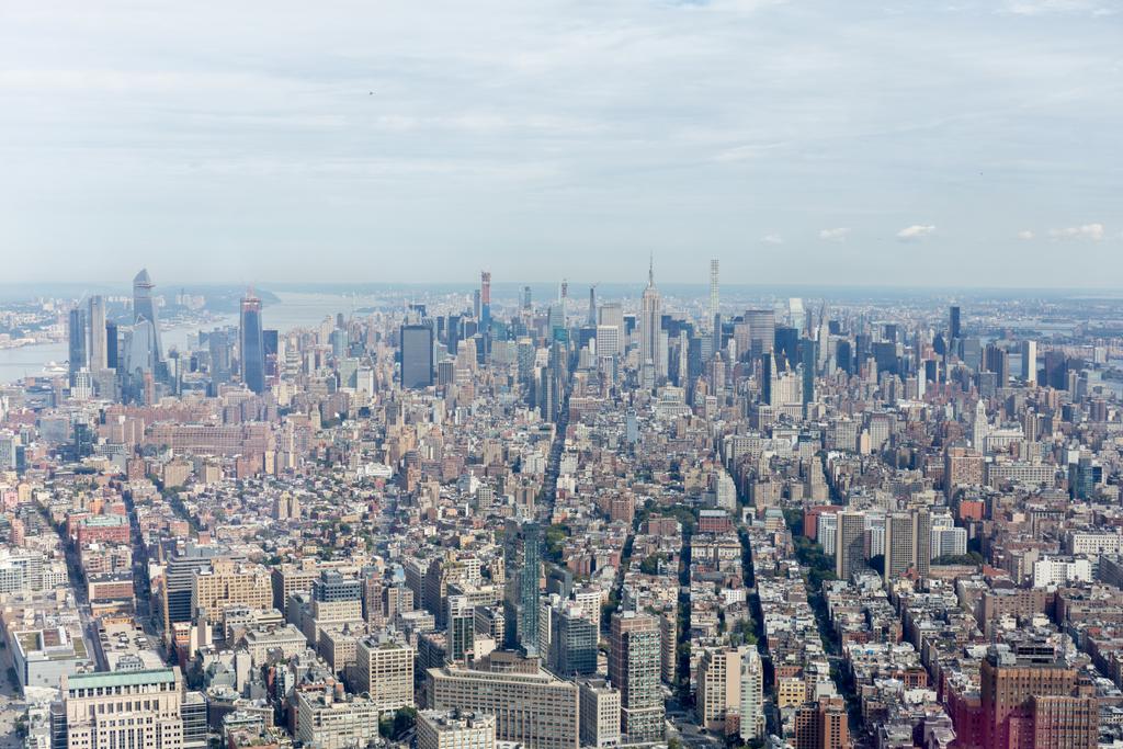 Αεροφωτογραφία των ουρανοξυστών Νέα Υόρκη, ΗΠΑ - Φωτογραφία, εικόνα