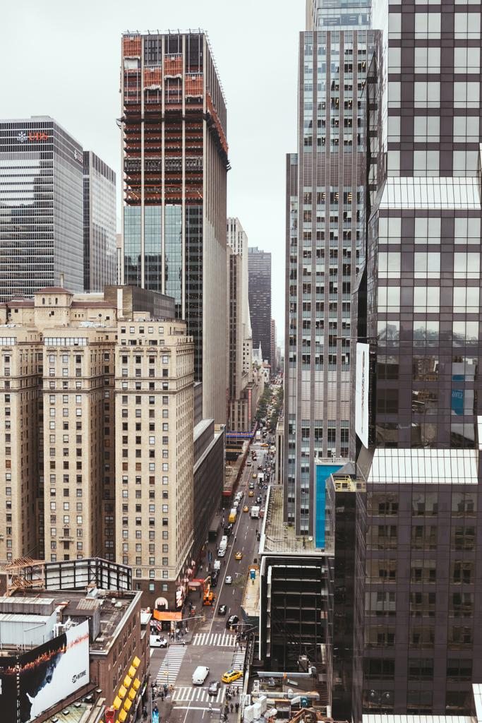 NEW YORK, USA - 8 OTTOBRE 2018: scena urbana con New York City Street, USA
 - Foto, immagini