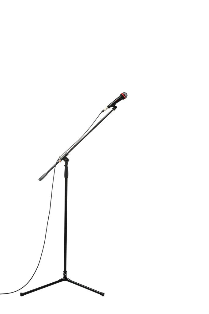 электрический микрофон изолирован на белом фоне
 - Фото, изображение