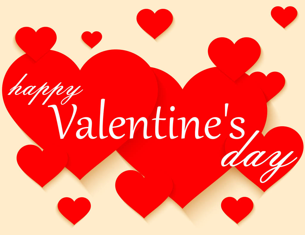Tarjeta de felicitación del día de San Valentín - Vector, Imagen