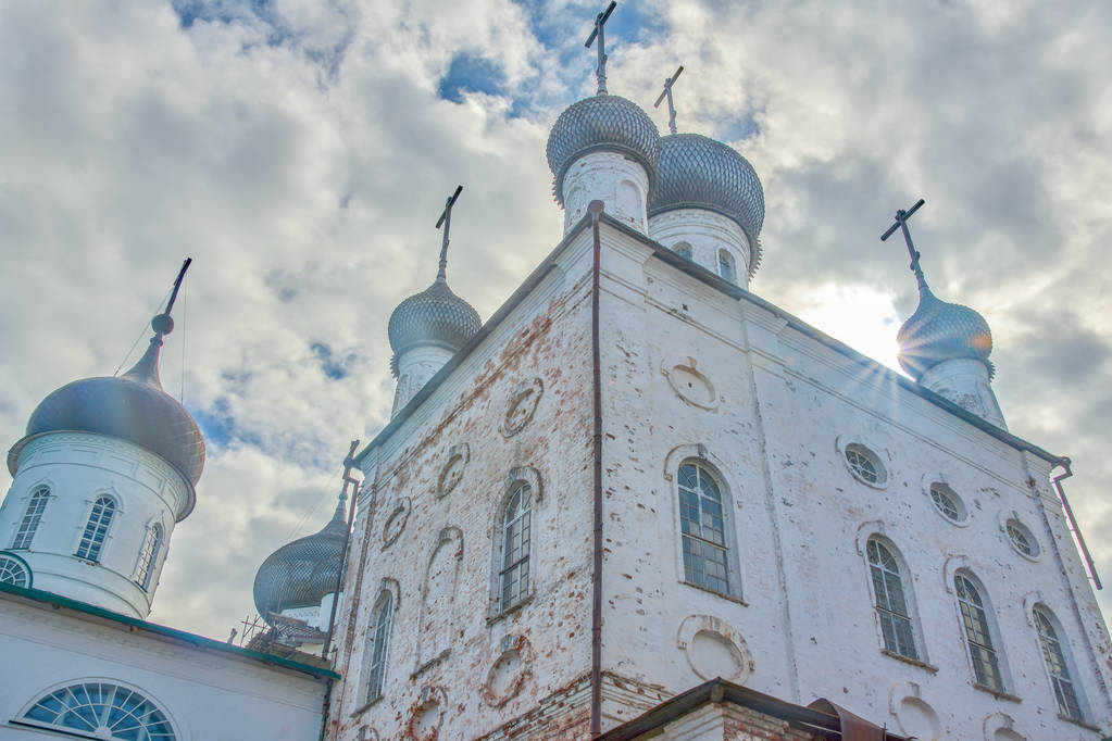 Стародавні Соловецький монастир на білому морі Росії - Фото, зображення