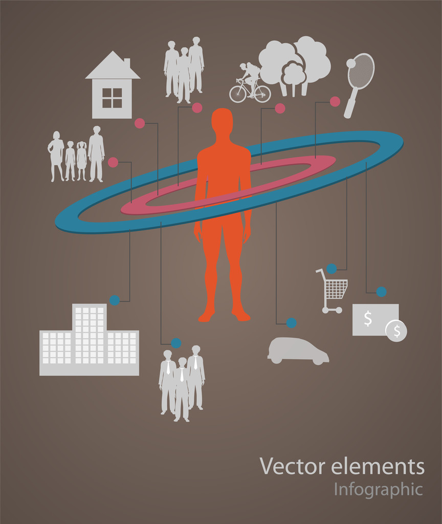 Elementos de infografía vectorial. Ilustración vectorial
  - Vector, Imagen