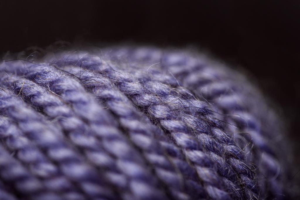 full frame of purple yarn texture as background - Photo, Image