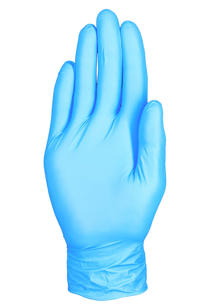Foto Hand isolierte Handschuh / Hand in der normalen Position der Winkel auf der Hand - Foto, Bild