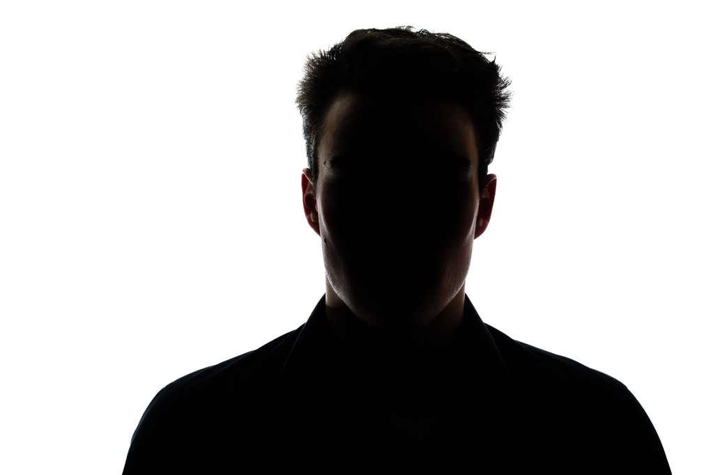 man figuur in silhouet - Foto, afbeelding