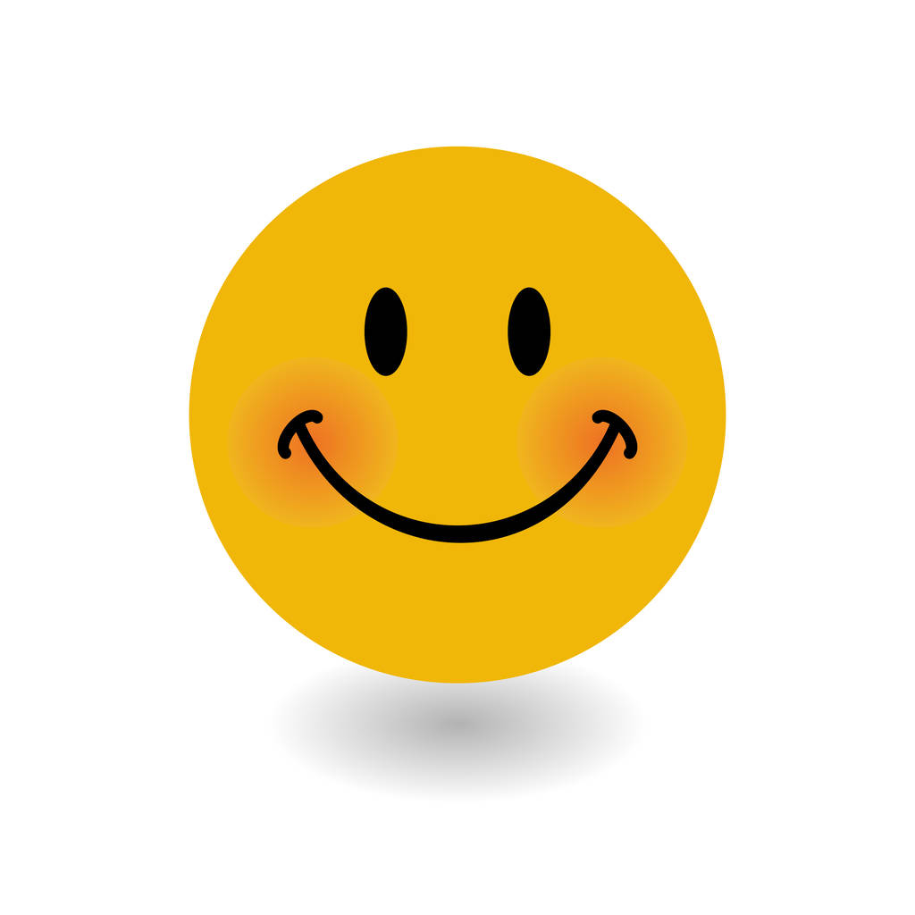 Volto felice banner con sorriso espressione vettoriale illustrazione
 - Vettoriali, immagini