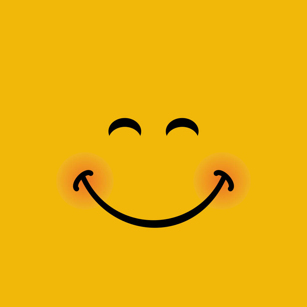 Χαρούμενο πρόσωπο πανό με χαμόγελο έκφραση διανυσματικά εικονογράφηση - Διάνυσμα, εικόνα