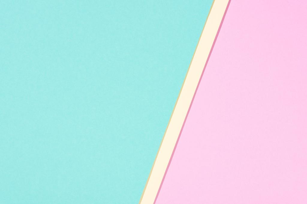einfacher moderner gelber, blauer und rosa abstrakter Hintergrund mit Kopierraum - Foto, Bild