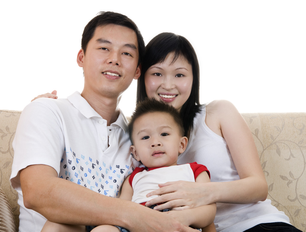 Asian Family - Zdjęcie, obraz