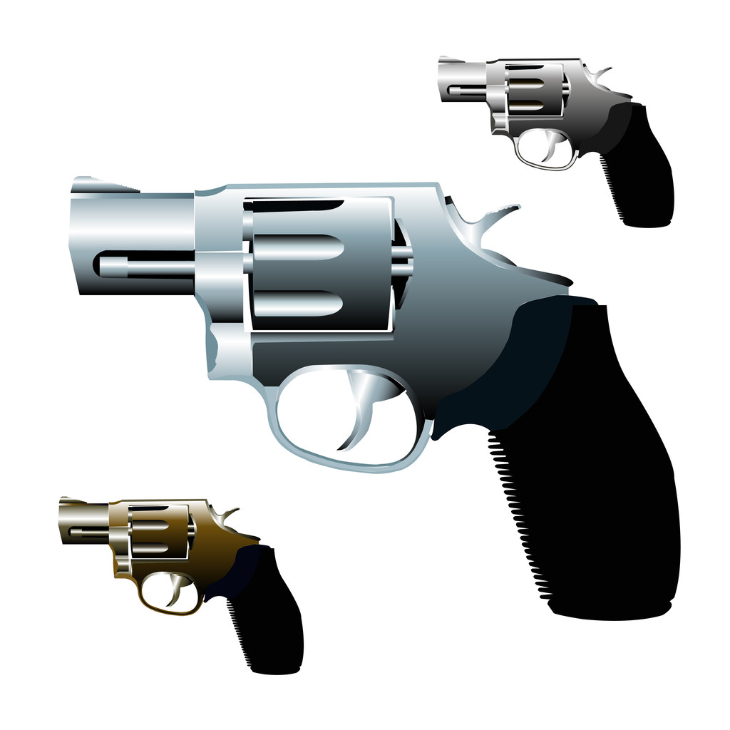 Револьвер - Вектор,изображение