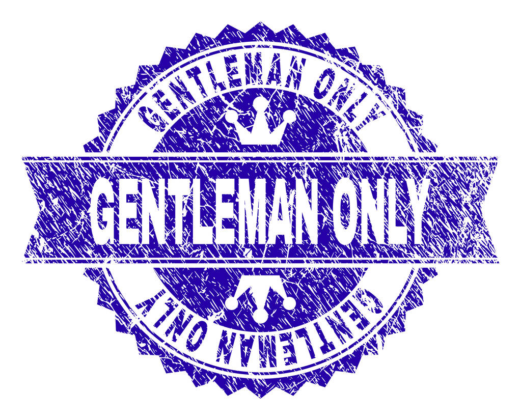 Grunge texturou Gentleman pouze Značkovací destička s mašlí - Vektor, obrázek
