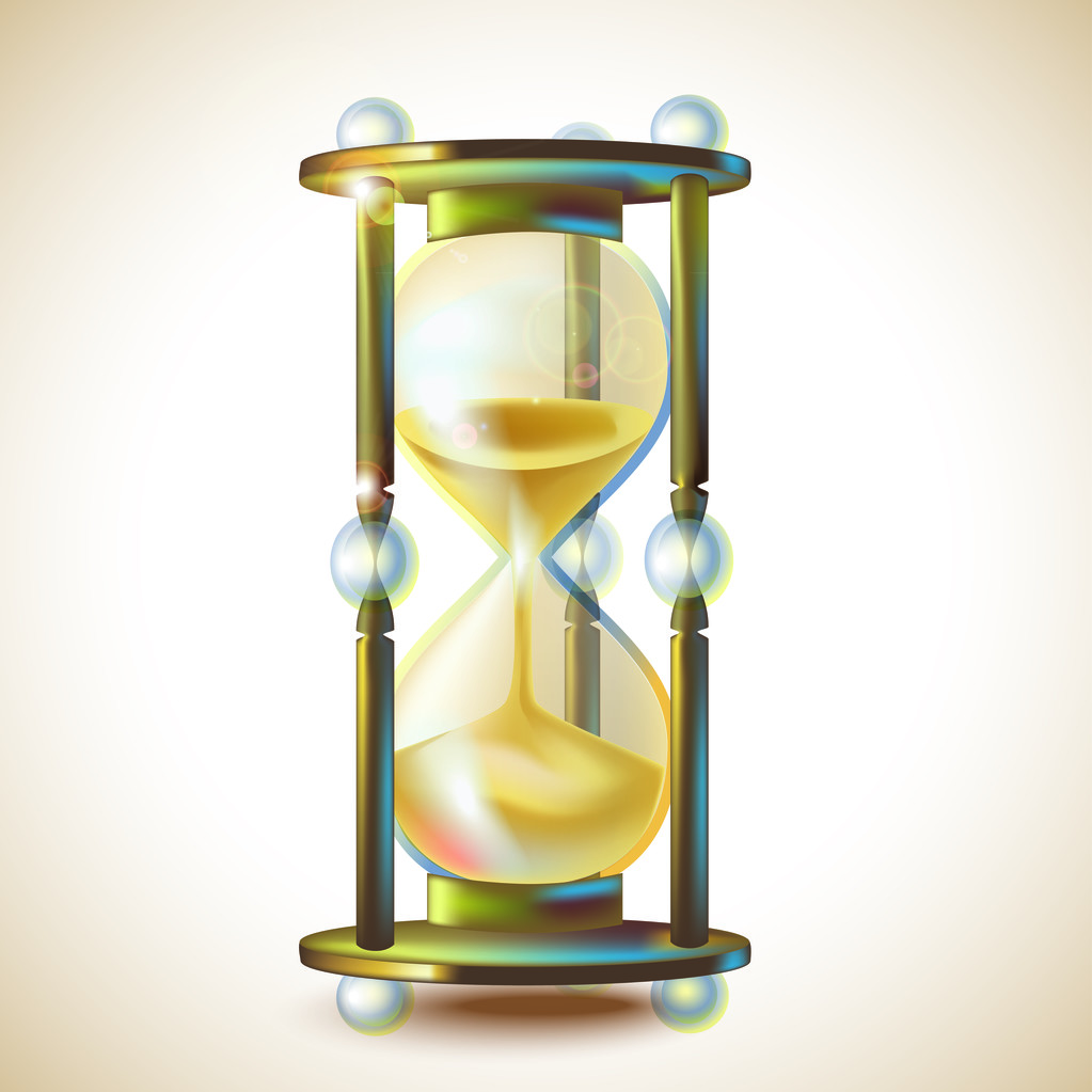 Hourglass icon. Vector illustration. - Vector, Image