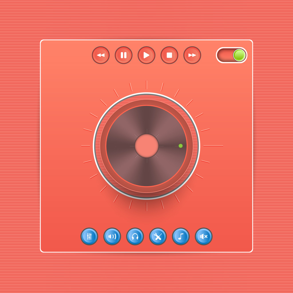 Vector web audio players - Vector, Image