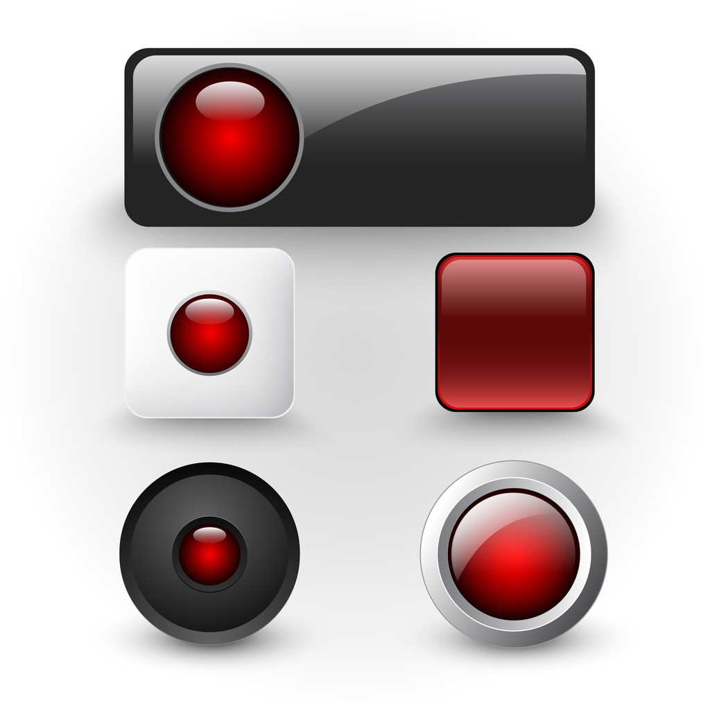 Signo de botón vector ilustración
  - Vector, Imagen