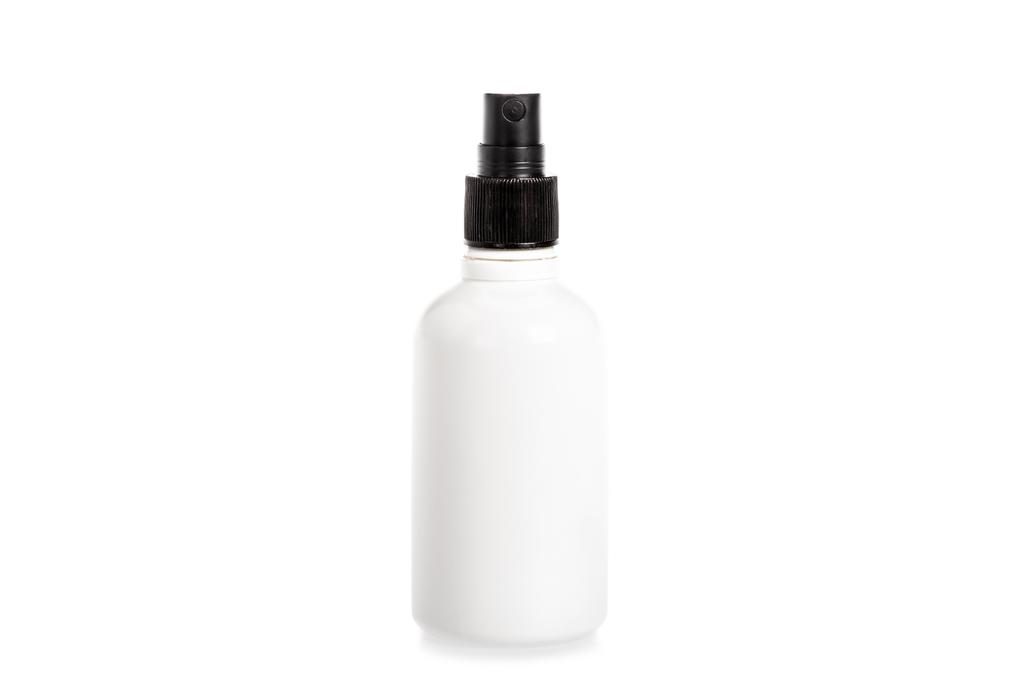 Studio záběr mléko láhev s pumpičkou izolované na bílém - Fotografie, Obrázek
