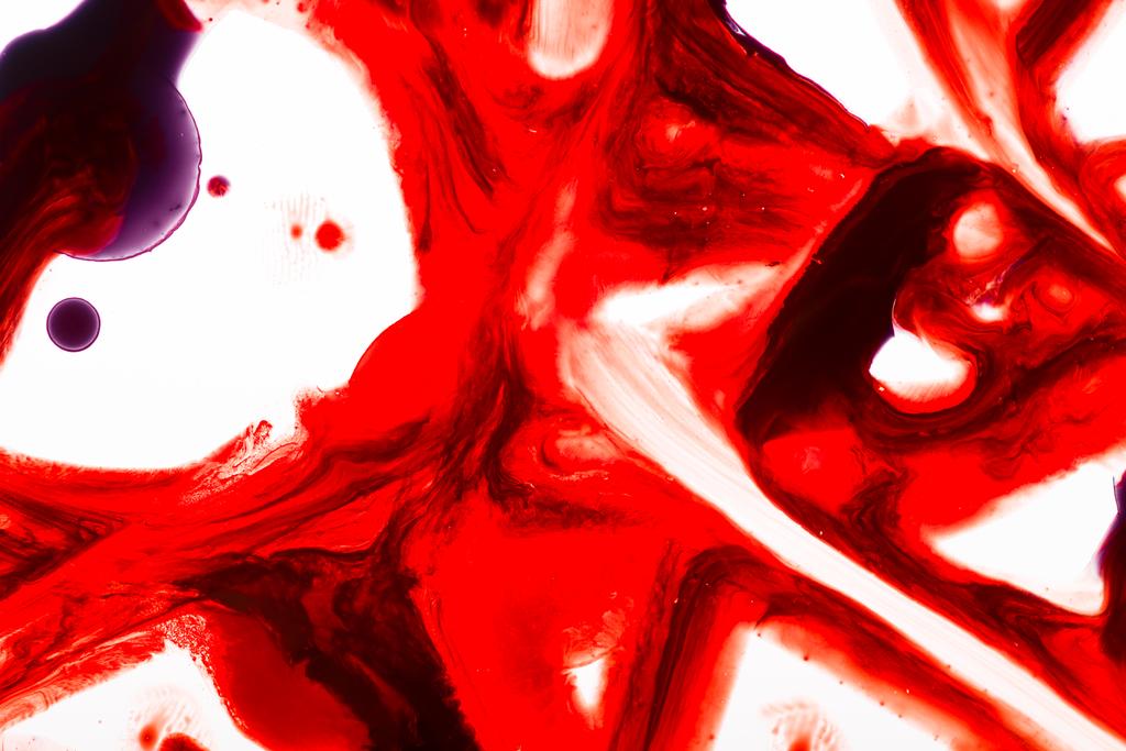 Spruzzi rossi e viola su sfondo bianco
 - Foto, immagini