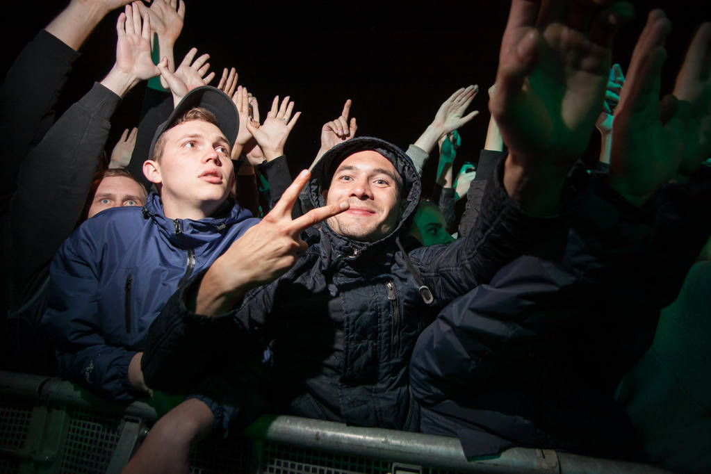 MOSCA, RUSSIA - 5 SETTEMBRE 2015: Clifford Smith conosciuto come Method Man dei Wu-Tang Clan che si esibisce dal vivo allo Street Fire Festival
 - Foto, immagini