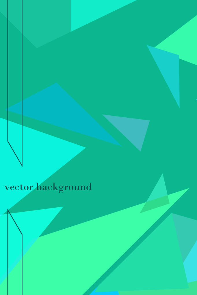 Abstract gekleurde geometrische achtergrond met veelhoeken, vector, crystal banners, posters. - Vector, afbeelding