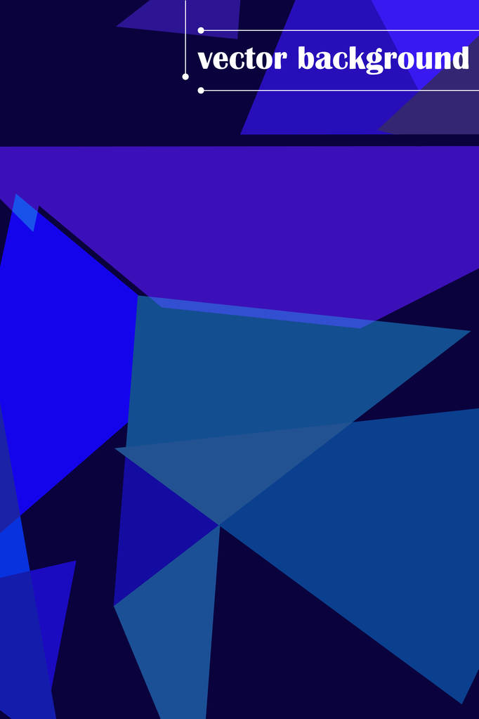 Fondo geométrico de color abstracto con polígonos, vector, pancartas de cristal, carteles
. - Vector, Imagen