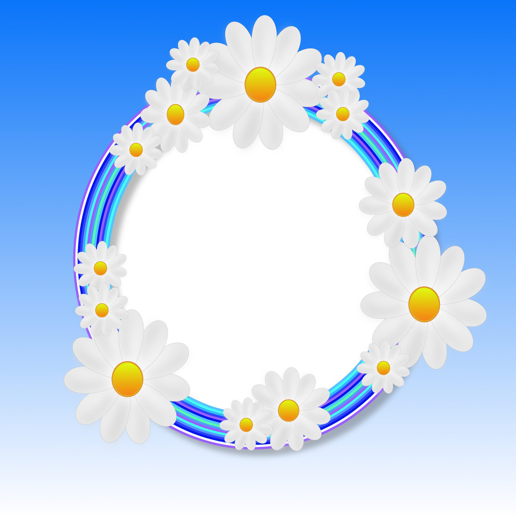 Designer-Hintergrund mit den Blumen der weißen Farbe - Foto, Bild