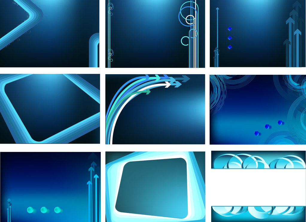 Set abstract backgrounds - Vector, Image