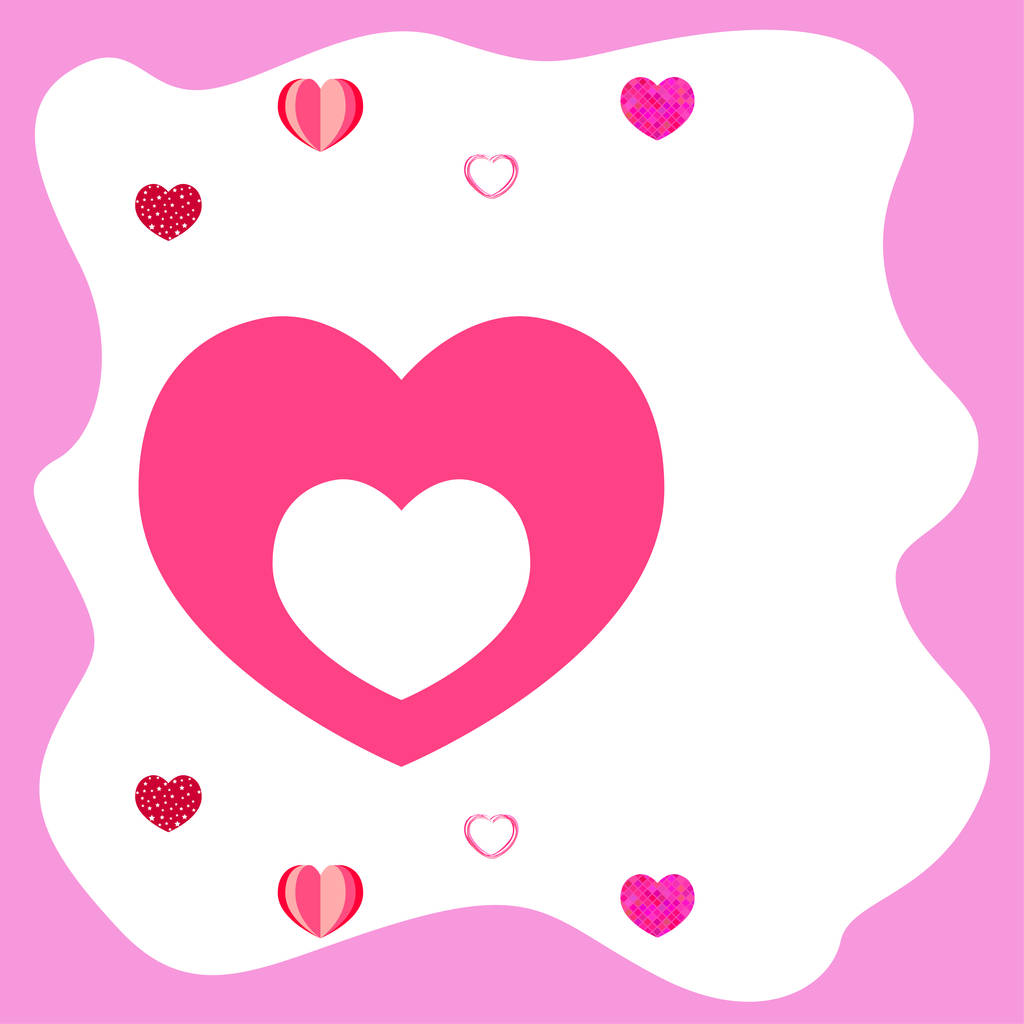 День святого Валентина, сердце, открытки, векторный фон
 - Вектор,изображение