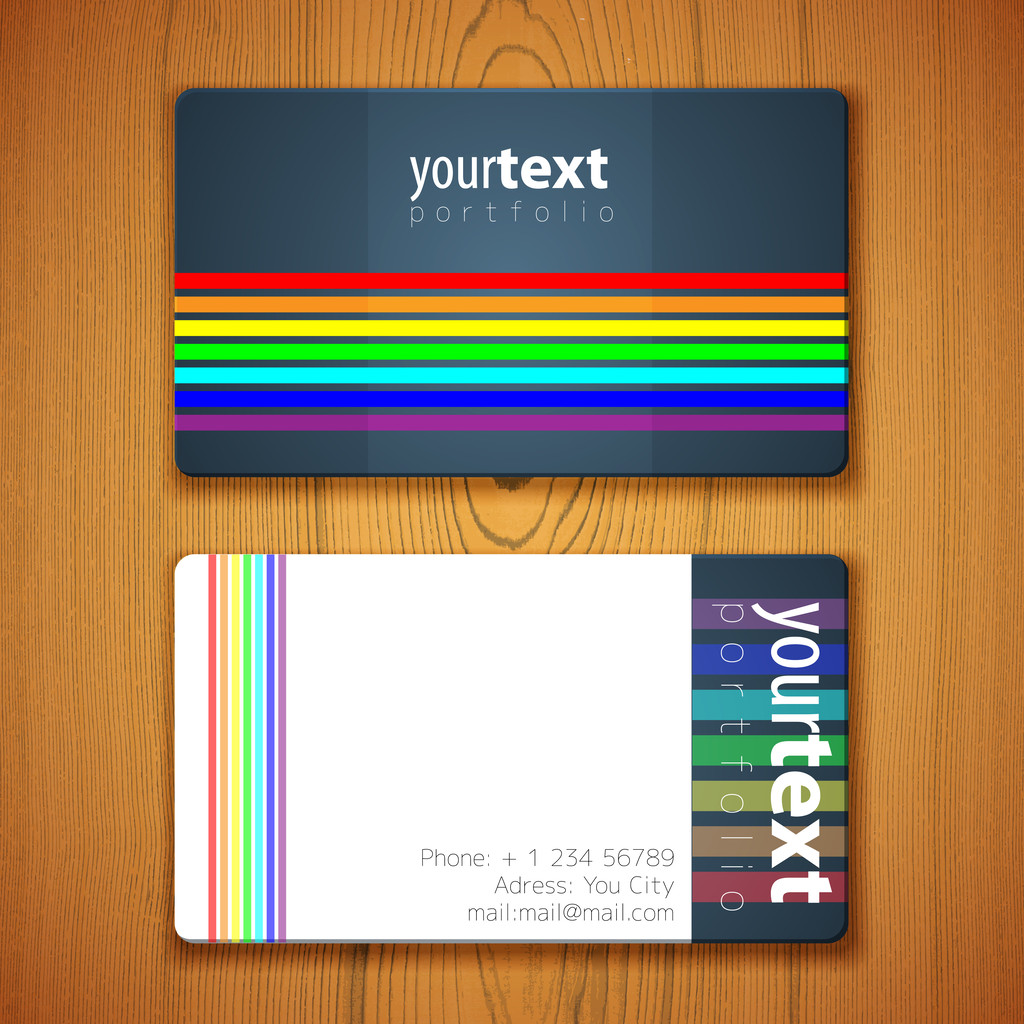 Визитная карточка
  - Вектор,изображение