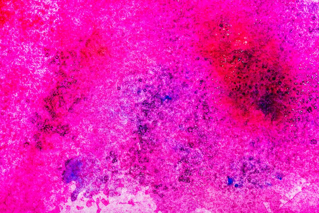 felülnézet rózsaszín akvarell olajfolt hely másolás  - Fotó, kép