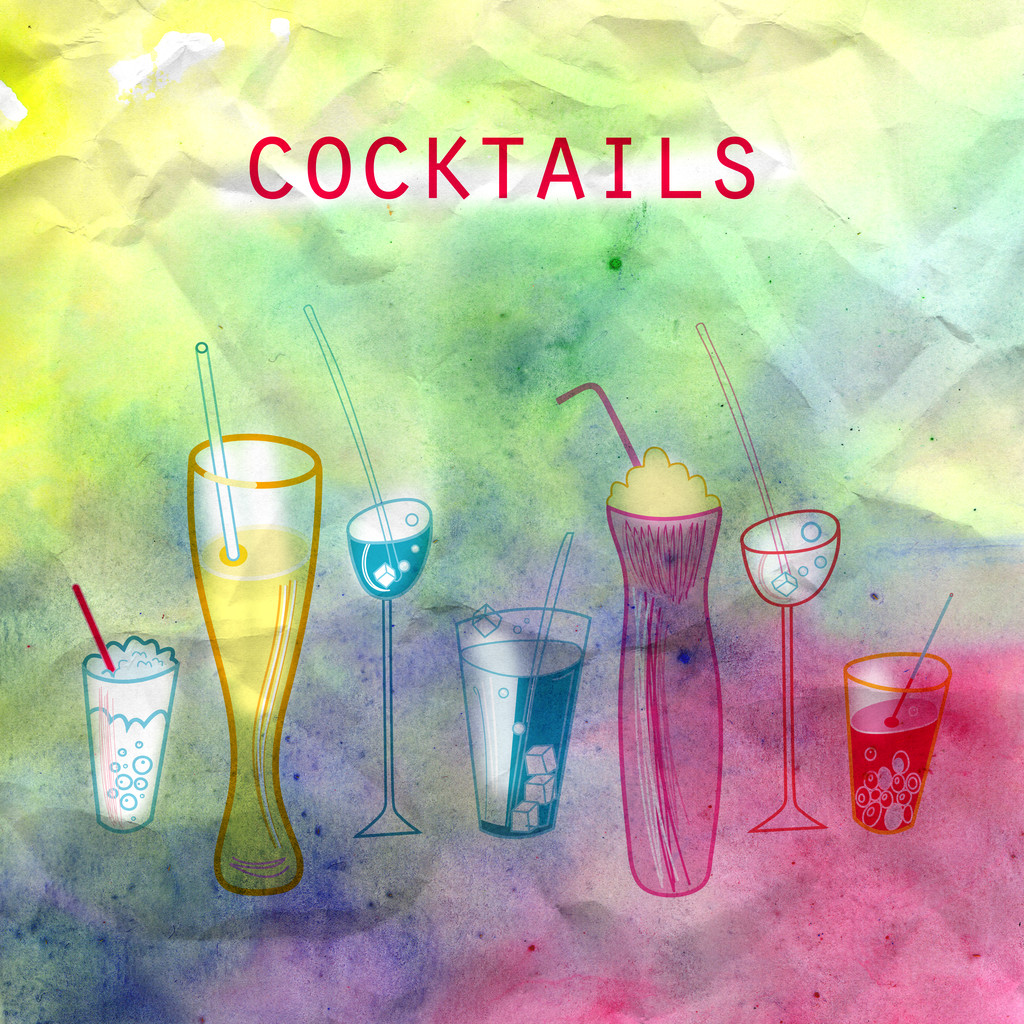 bright tasty cocktails - Photo, Image