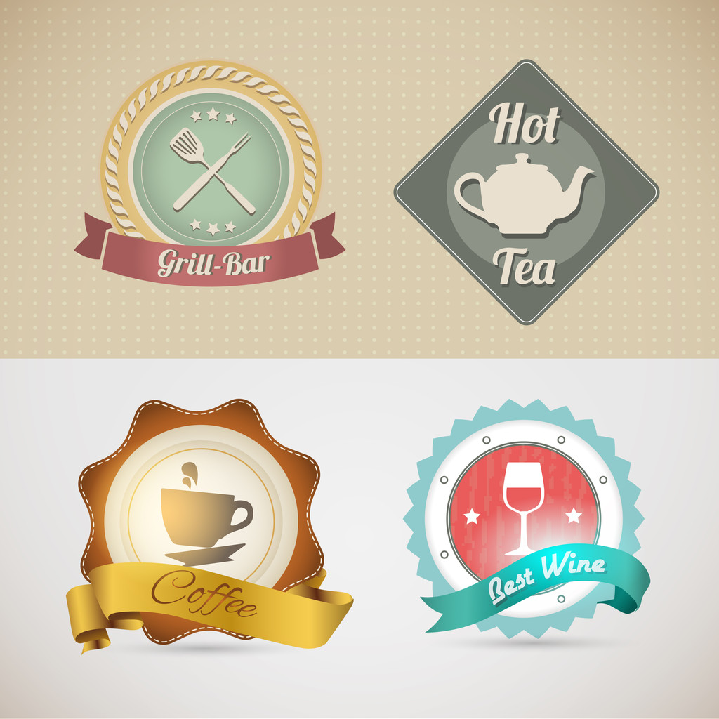 Modèle de conception de site Web vectoriel pour café ou restaurant
 - Vecteur, image