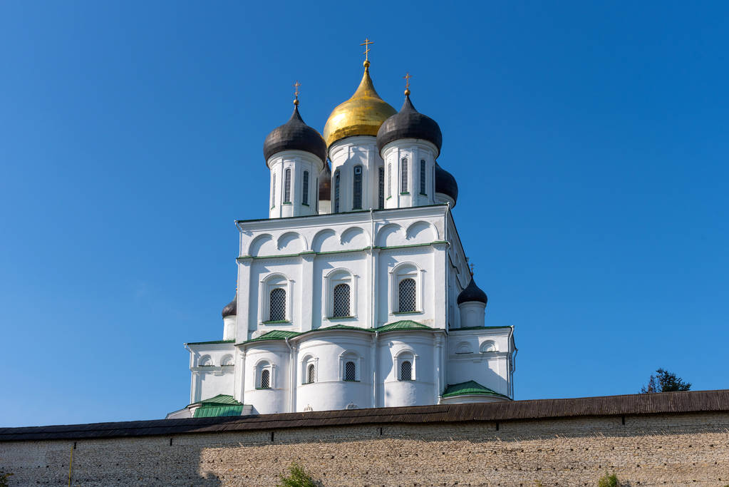 A Szentháromság-székesegyházra Pskov, Oroszország. - Fotó, kép