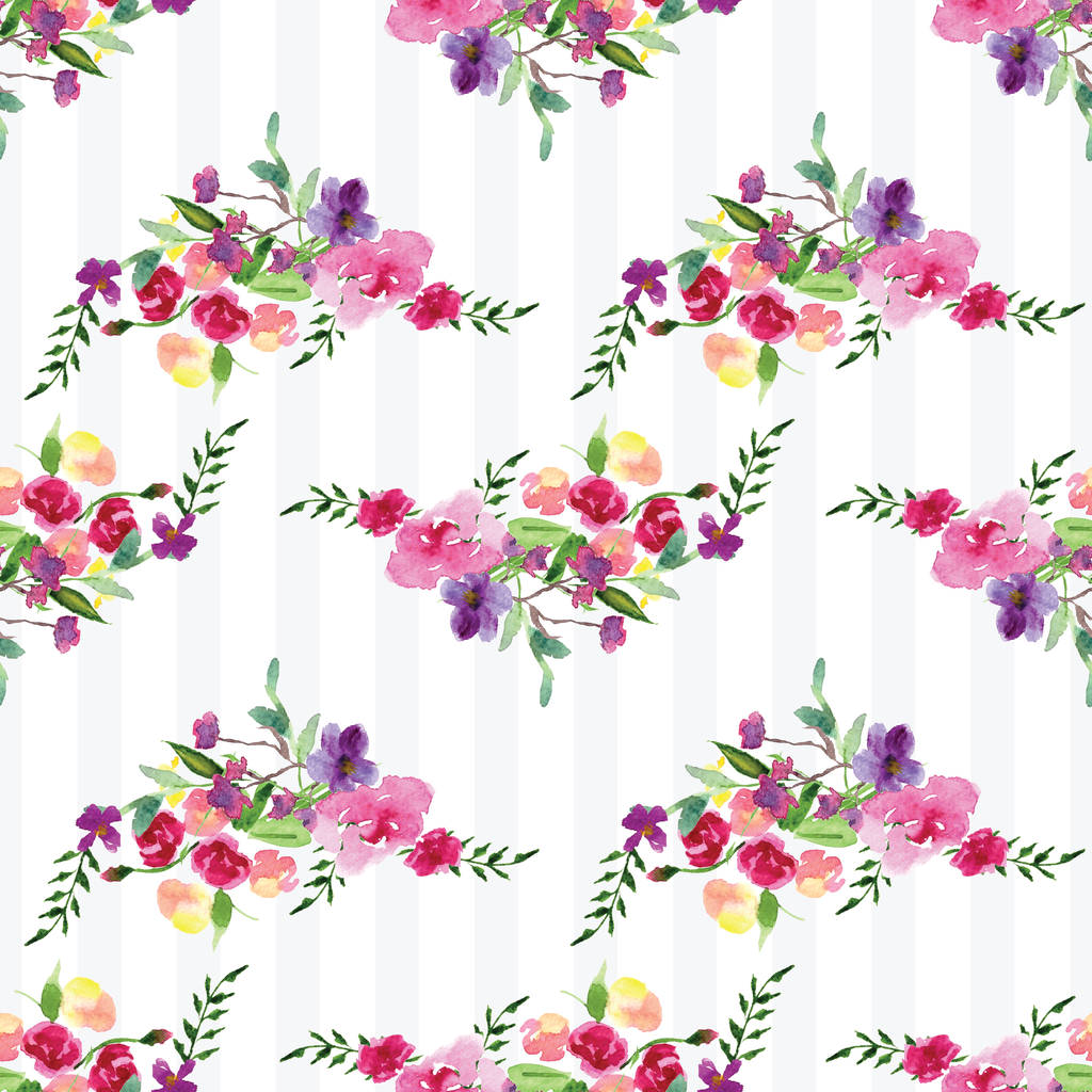 花のある枝の手描き水彩柄ピンクマグノリアの花春のカード - 写真・画像