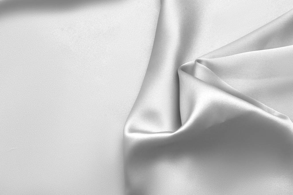 Sakinleştirmek beyaz ipek kumaş saten kumaş dalgalar arka plan - Fotoğraf, Görsel