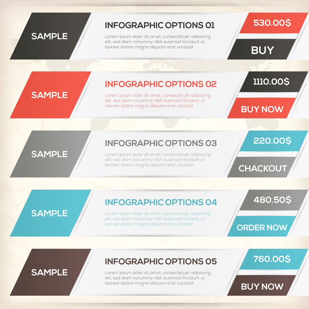 Elements of infographics, vector illustration - Vector, Image
