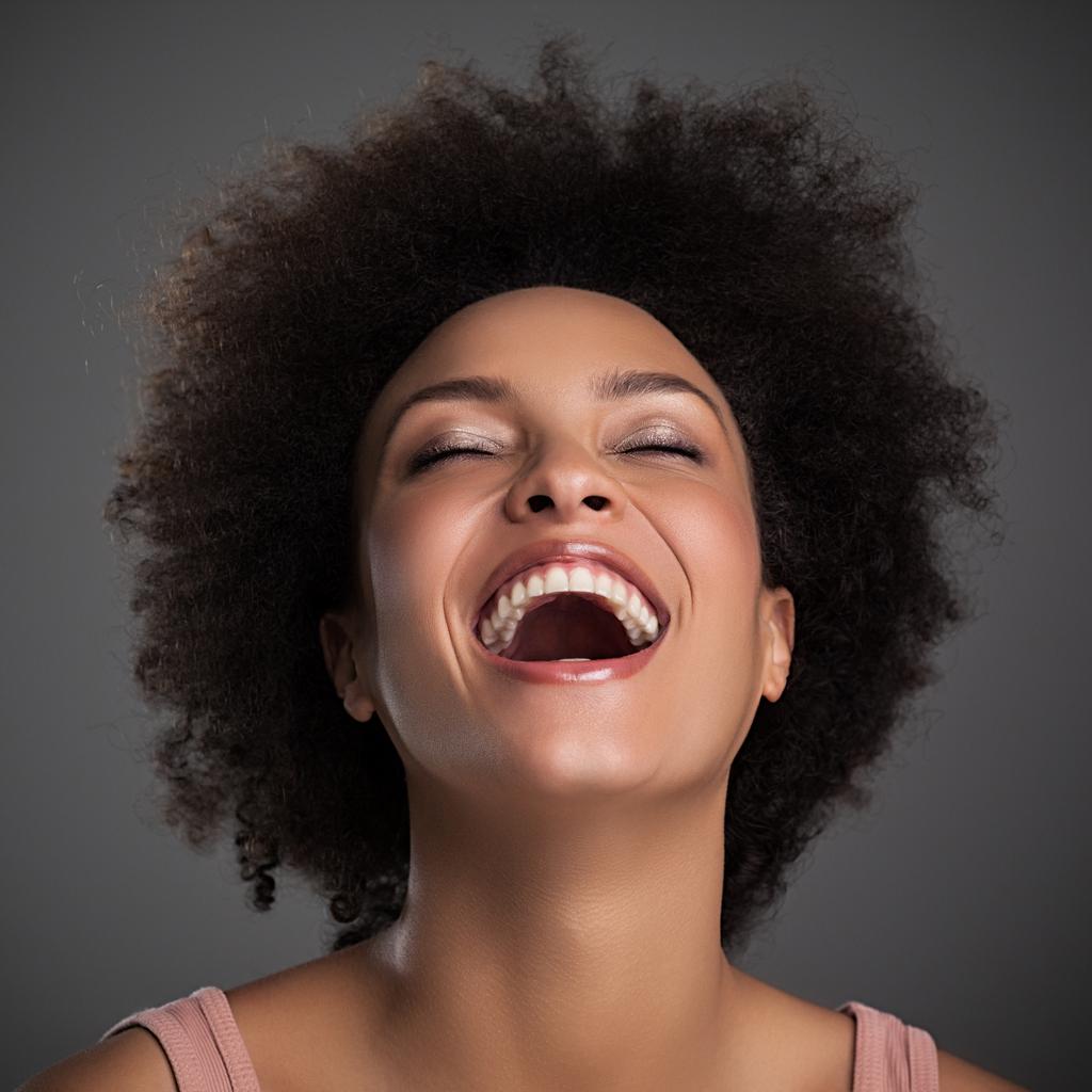 African Woman Laughing - Photo, Image
