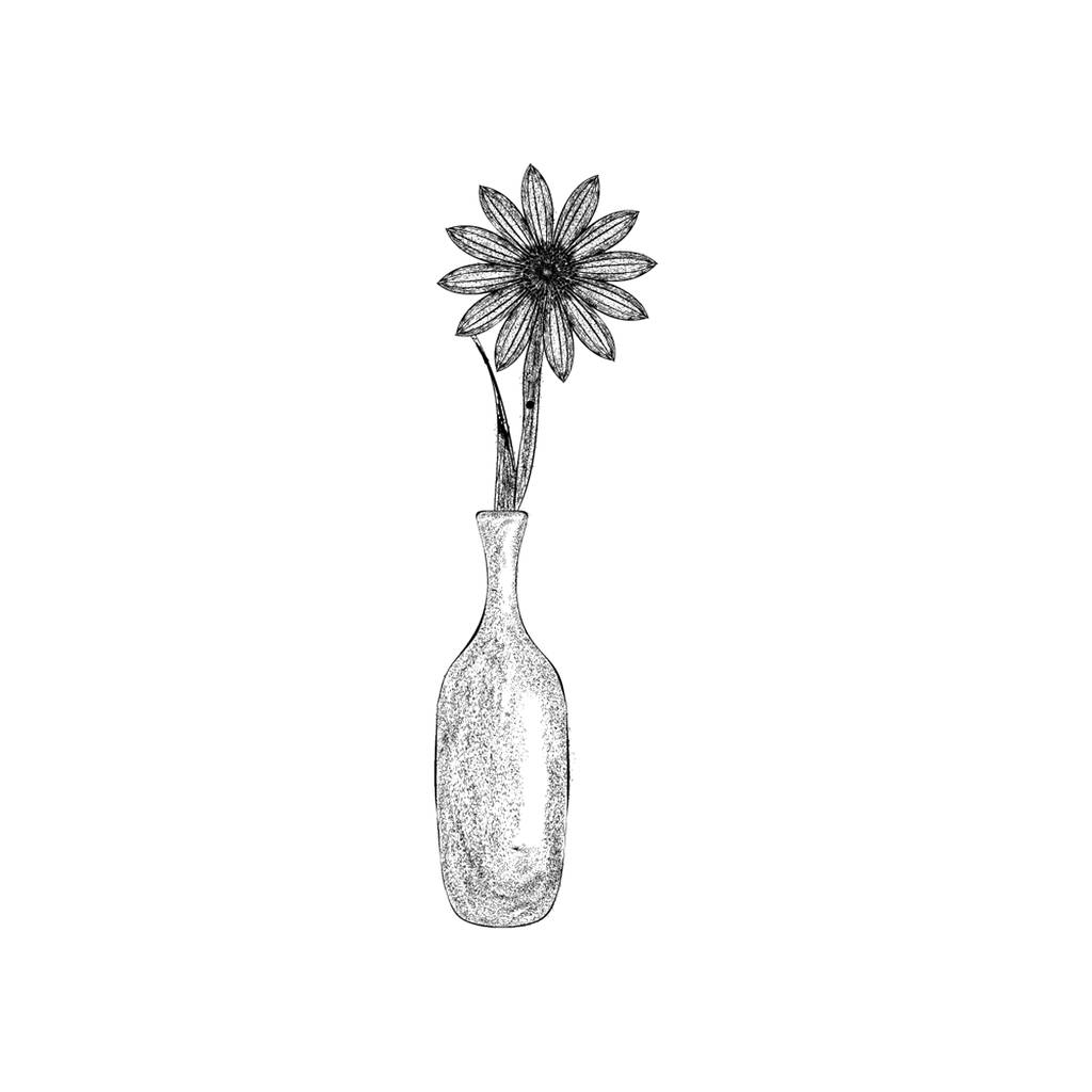 Sonnenblumen-Illustration im handgezeichneten Vektor  - Vektor, Bild