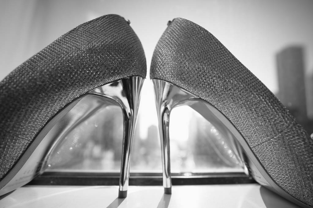 Элегантные свадебные туфли - Фото, изображение
