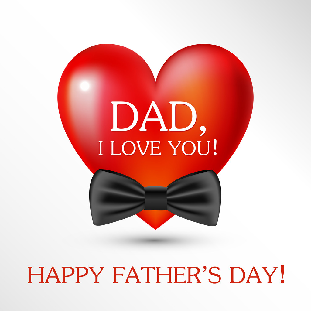 Happy fathers day card. Vector - Vector, Image