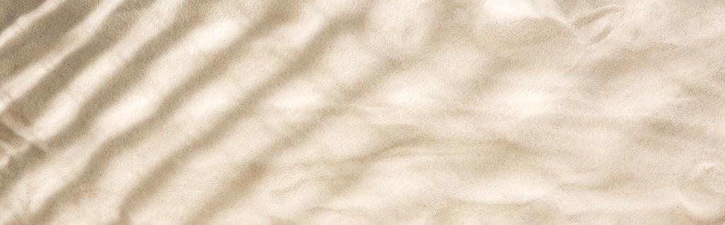 plan panoramique de sable avec ombres et espace de copie
 - Photo, image