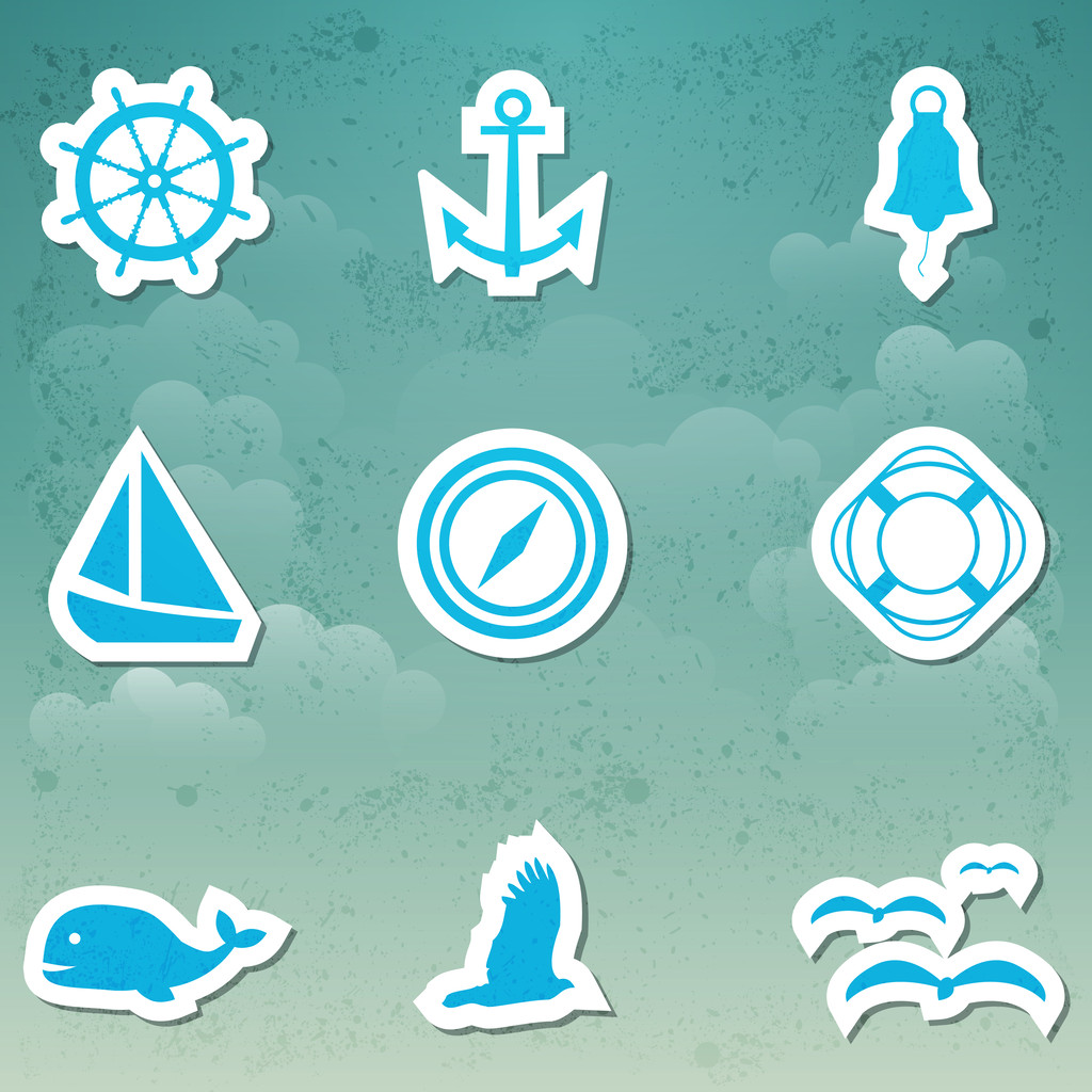 Vector set of travel icons. - Vector, Image