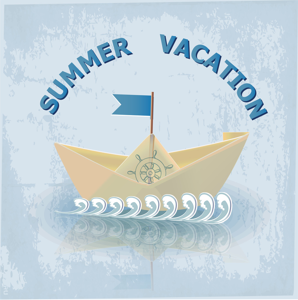 Иллюстрация вектора летних каникул
   - Вектор,изображение