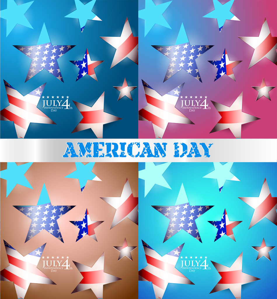USA independence day illustration - Vector, Image