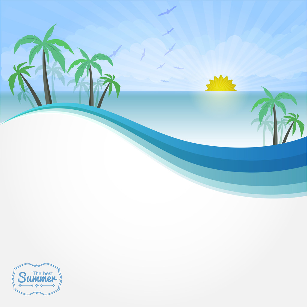 cool summer vector backgrounds