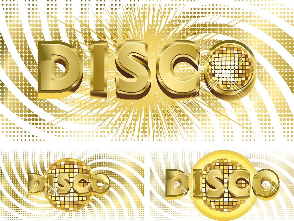 disco bal retro - Vector, afbeelding