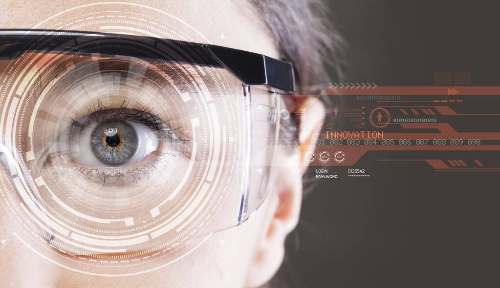 Occhiali intelligenti futuristici
 - Foto, immagini